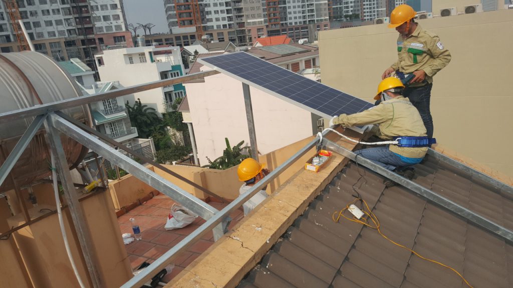 điện mặt trời gia đình 3kwp